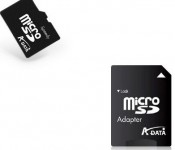 Флаш карта A-DATA, 4GB, microSDHC, Class 4, Adapter