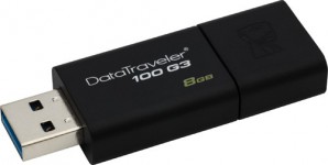 USB флаш памет KINGSTON 8GB, DataTraveler 100 G3, USB 3.0