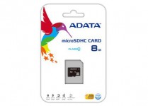 Флаш карта ADATA 8GB, microSDHC, Class 4