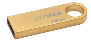 USB флаш памет KINGSTON, 16GB, DataTraveler GE9, USB 2.0, Gold