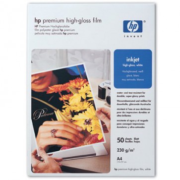 Консуматив HP Premium High-gloss White Film-50 sht/A4/210 x 297 mm