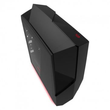 Кутия NZXT Noctis 450 Mid Tower, Black + Red