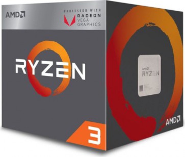 Процесор AMD RYZEN 3 2200 3.5G W/VEGA 8