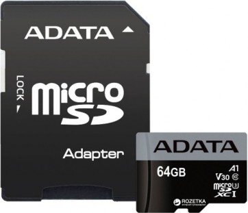 Флаш карта 64GB SDXCM+A UHS-I U3 V30 ADATA