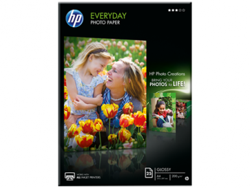 Фото Хартия HP Everyday Glossy Photo Paper-25 sht/A4/210 x 297 mm