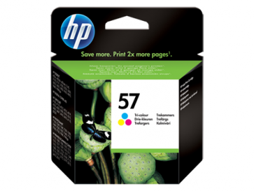 Консуматив HP 57 Tri-color Original Ink Cartridge за мастиленоструен принтер