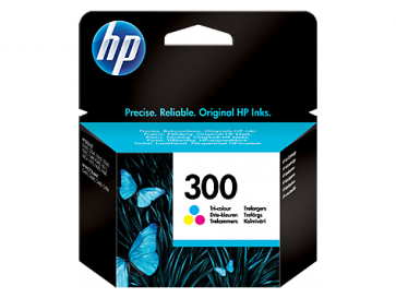 Консуматив HP 300 Tri-colour Ink Cartridge за мастиленоструен принтер