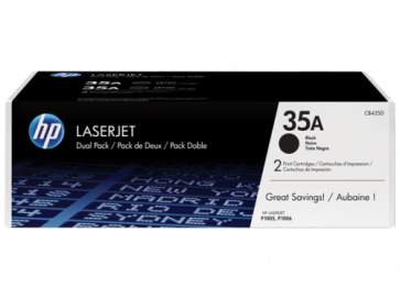 Консуматив  HP 35A Black Dual Pack LaserJet Toner Cartridges за лазерен принтер
