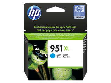 Консуматив HP 951XL High Yield Cyan Original Ink Cartridge за мастиленоструен принтер