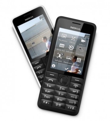 Мобилен телефон NOKIA, 301 BG Dual SIM, BLACK