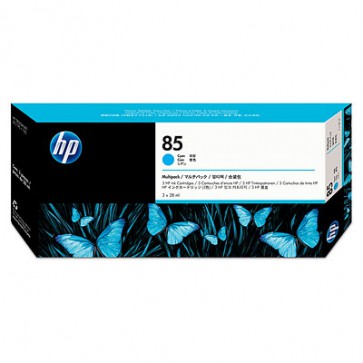 Консуматив HP 85 3-pack 28-ml Cyan Cartridges EXP