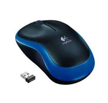 Мишка Logitech Wireless Mouse M185 Black+Blue