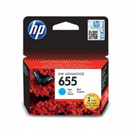 Консуматив HP 655 Cyan Original Ink Advantage Cartridge за мастиленоструен принтер