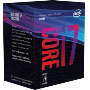 Процесор Intel Core I7-8700K / 3.7GHZ/12MB/BOX1151